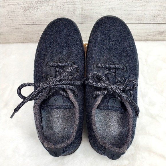 Allbirds Black Wool Runners Sneaker Women's Size 7 - Picture 5 of 8